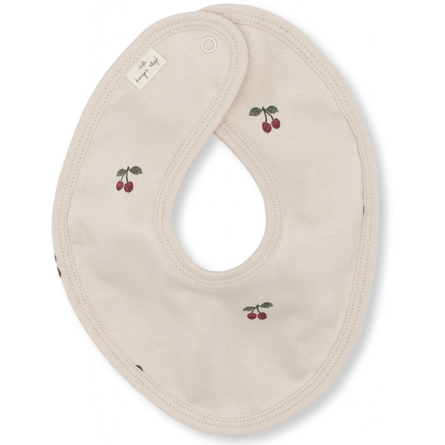 Baby Konges Slojd Bibs | Organic Cotton Bib | Cherry Blush