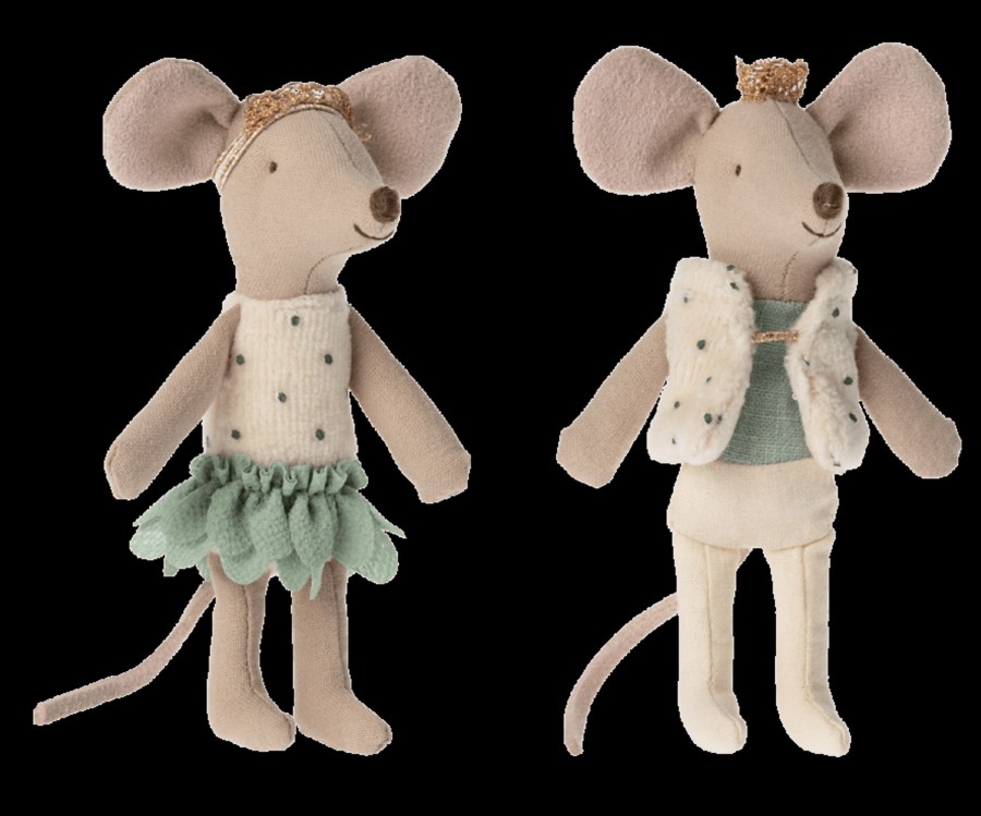 Gifts Maileg Little Treats | Royal Twins Mice Little Sister And Brother Mouse In Matchbox