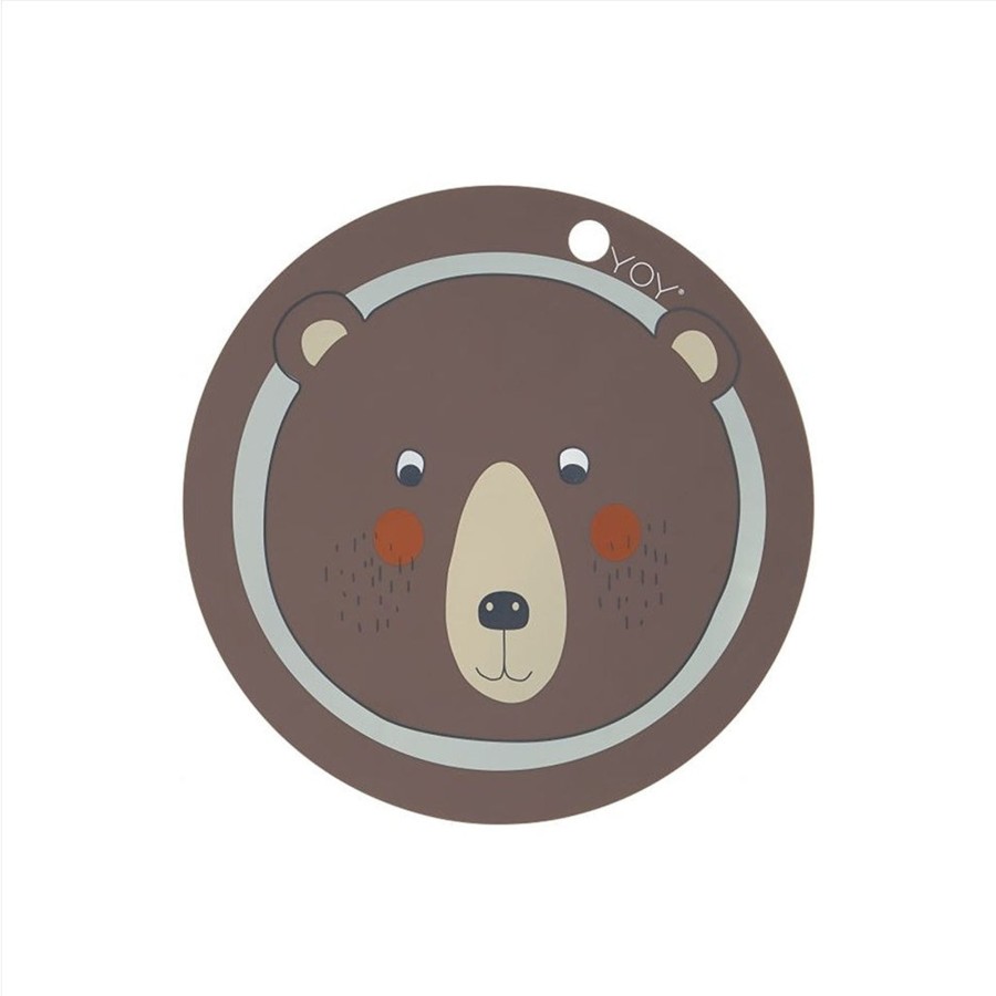 @Home OYOY Trays | Bear Placemat | Brown