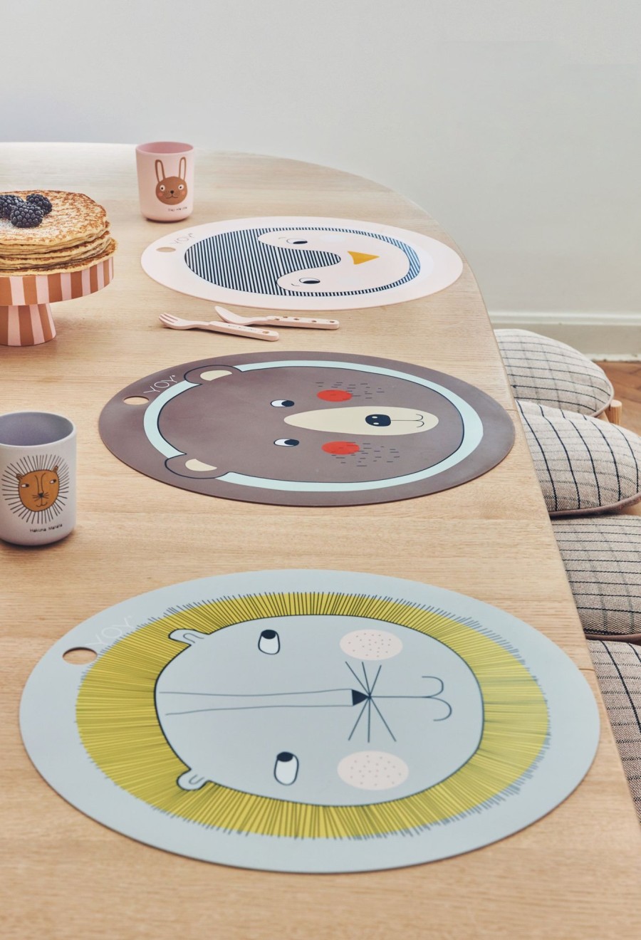 @Home OYOY Trays | Bear Placemat | Brown