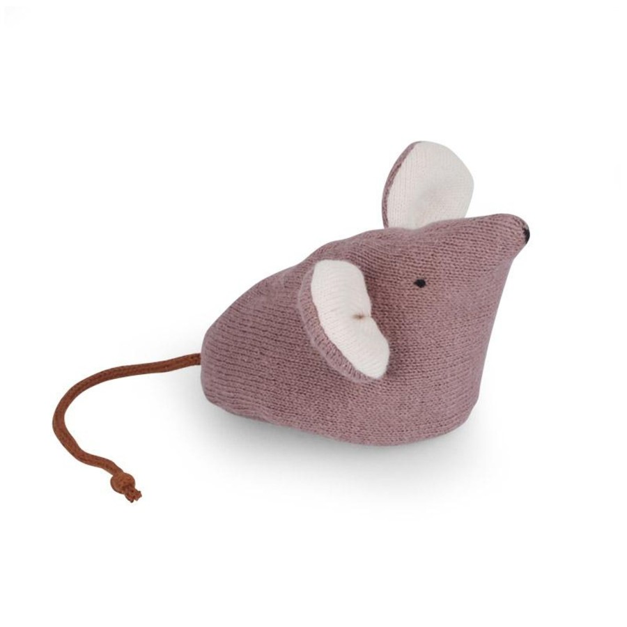 Baby SAGA Copenhagen Soft Toys | Throwing Mouse Mysla In Fawn By Saga Copenhagen