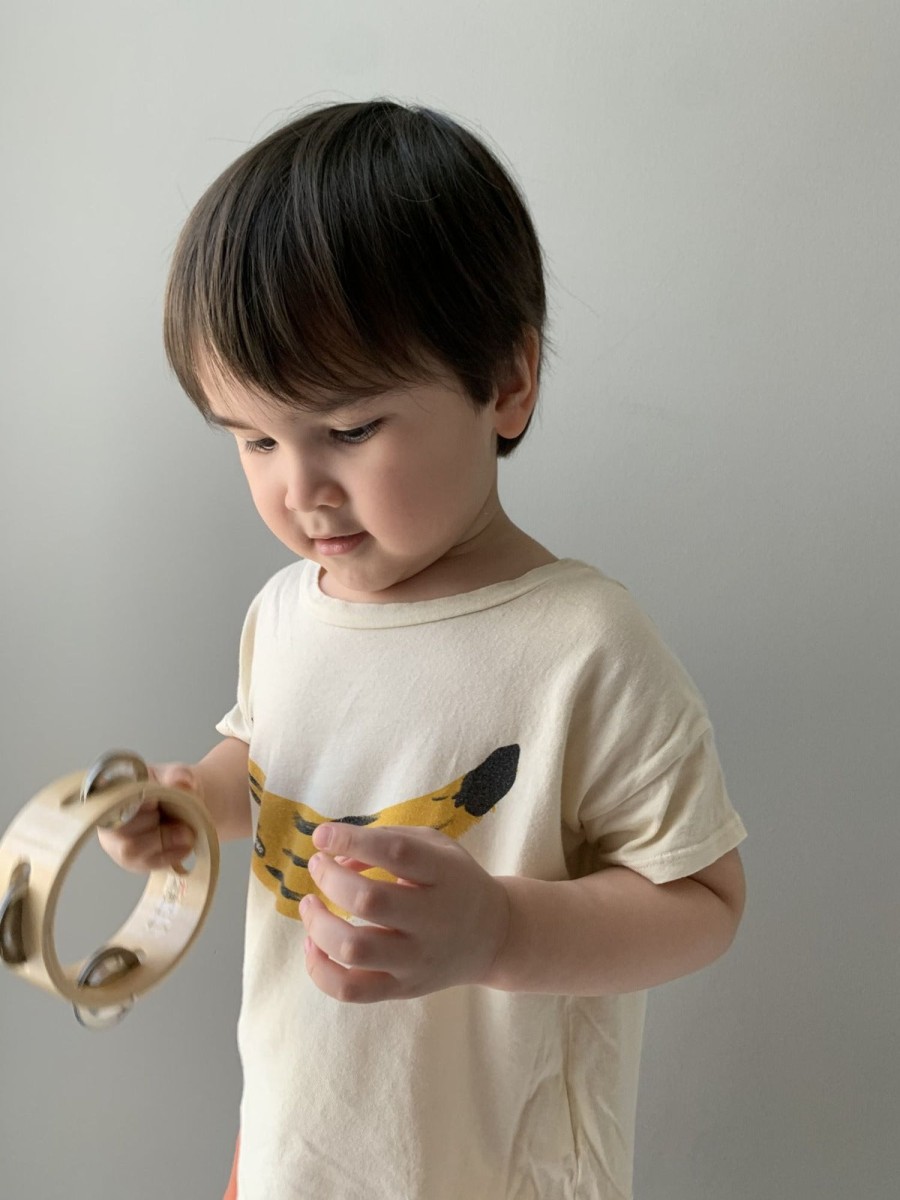 Play & Learn Goki Musical Toys | Tambourine With 3 Bells