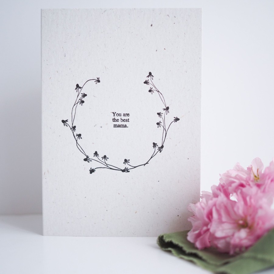 Gifts Soch & Co Cards & Birthday Invitations | Letterpressed Card | You Are The Best Mama