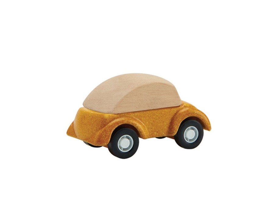 Play & Learn Plan Toys Wooden Toys | Yellow Car