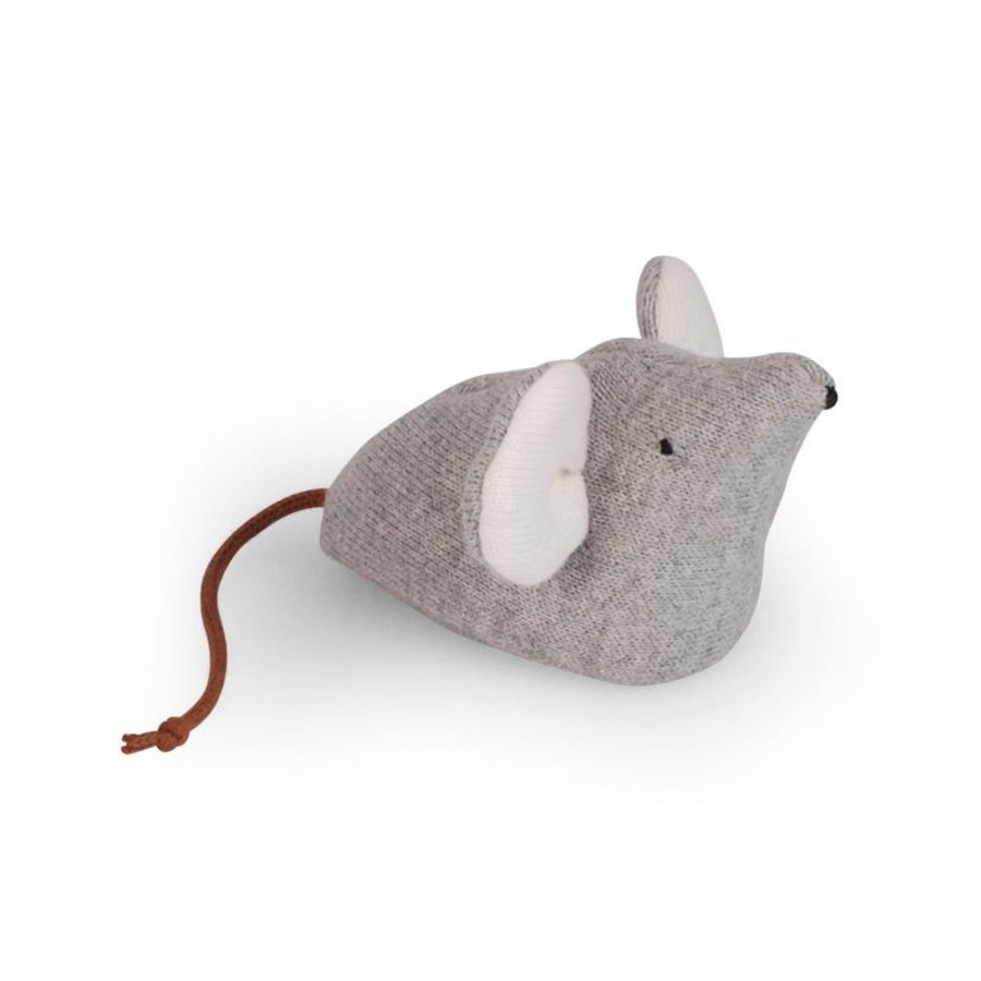 Gifts SAGA Copenhagen Little Treats | Throwing Mouse Mysla In Light Grey By Saga Copenhagen