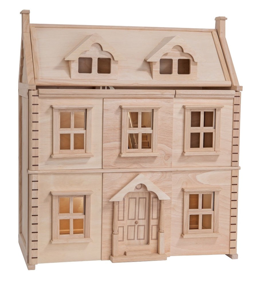 Play & Learn Plan Toys Wooden Toys | Victorian Dolls House