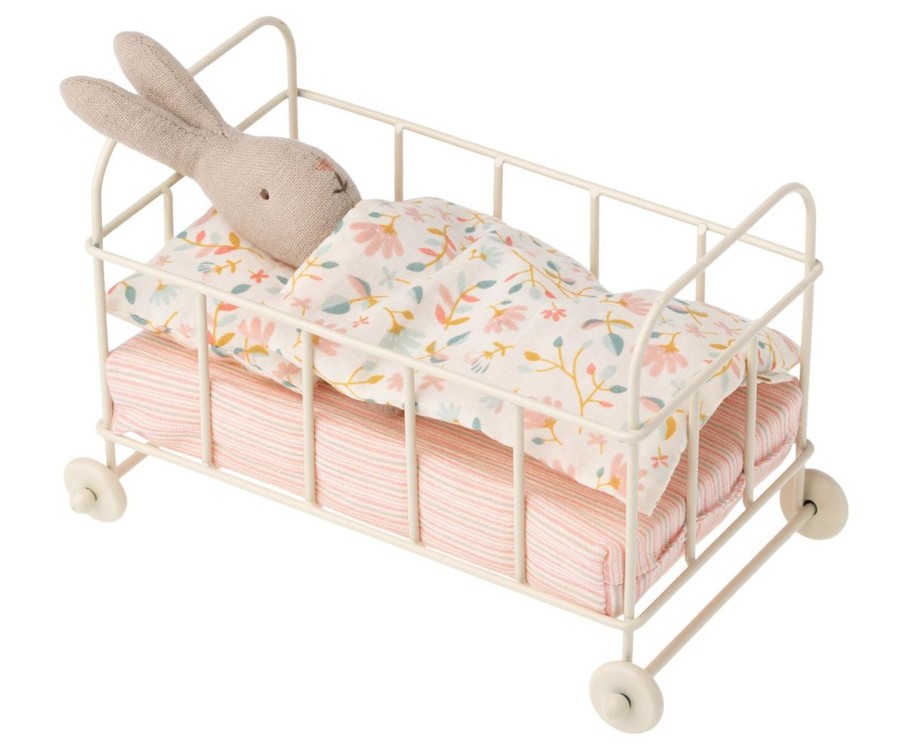 Gifts Maileg Gifts For Newborns | Maileg Micro Metal Baby Cot