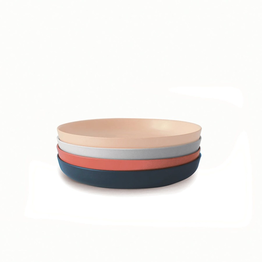 @Home Ekobo Dinnerware Sets | Bamboo Plate Set Scandi | Blush, Cloud, Storm, Terracotta