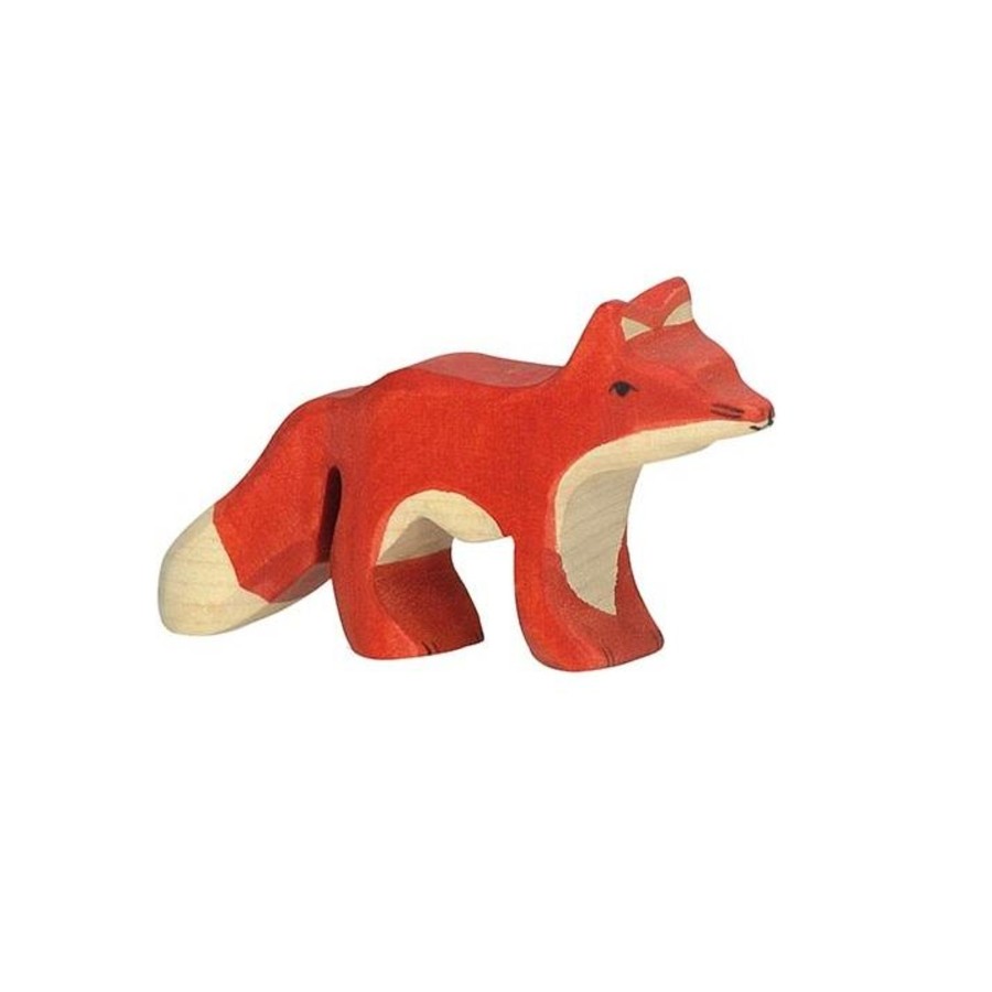 Gifts Holztiger Little Treats | Small Fox Wooden Figure