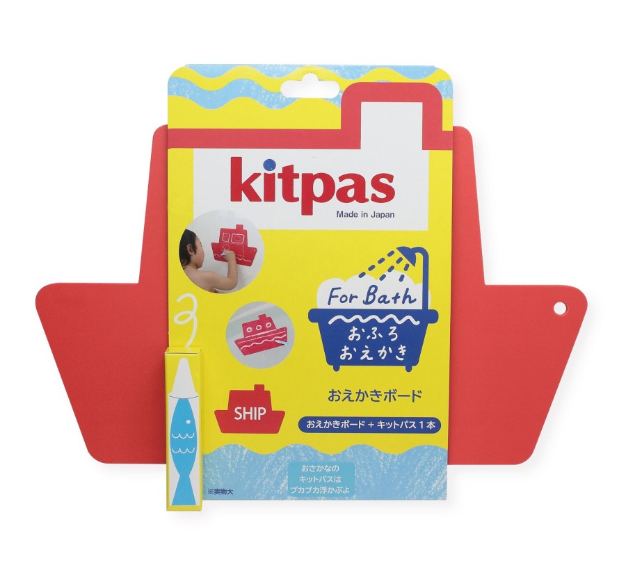 Baby Kitpas Bath Books & Toys | Bath Drawing Board Set | Ship Board