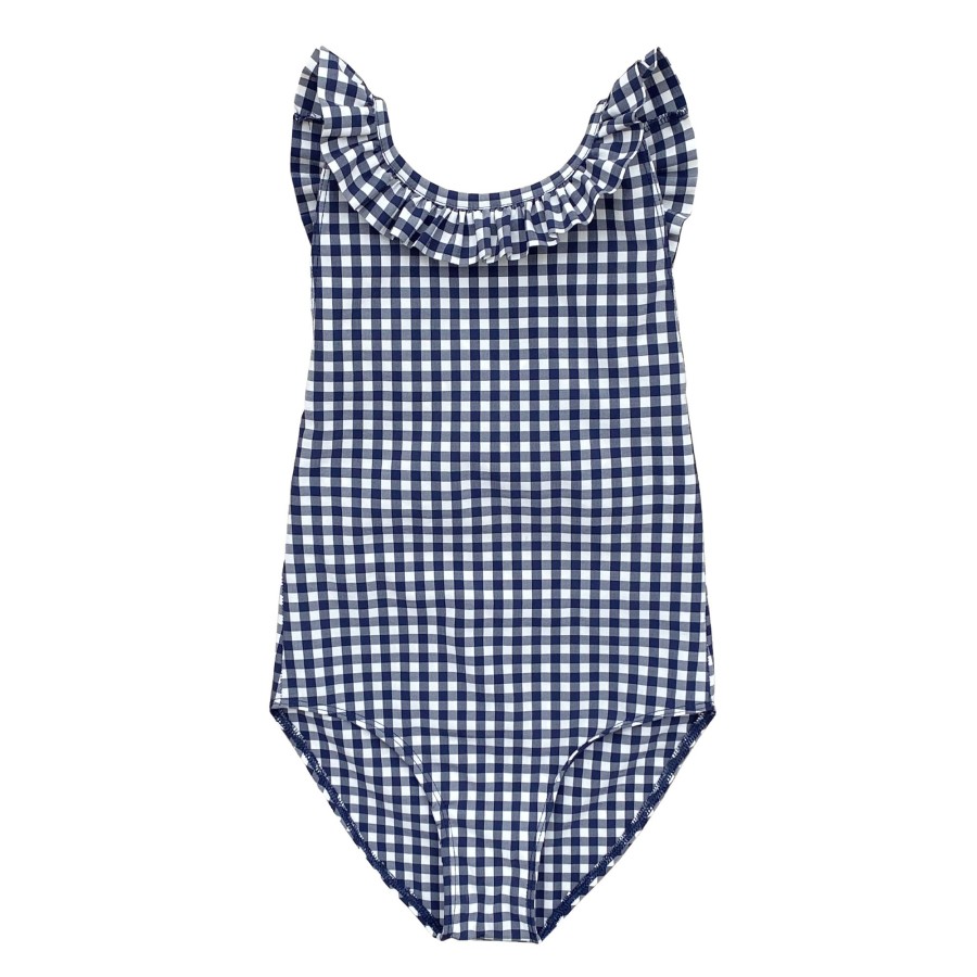 Clothing & Accessories Canopea Swimwear | Alba One Piece Swimwear | Vichy Blue