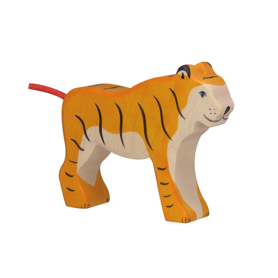 Gifts Holztiger Little Treats | Standing Tiger Wooden Figure