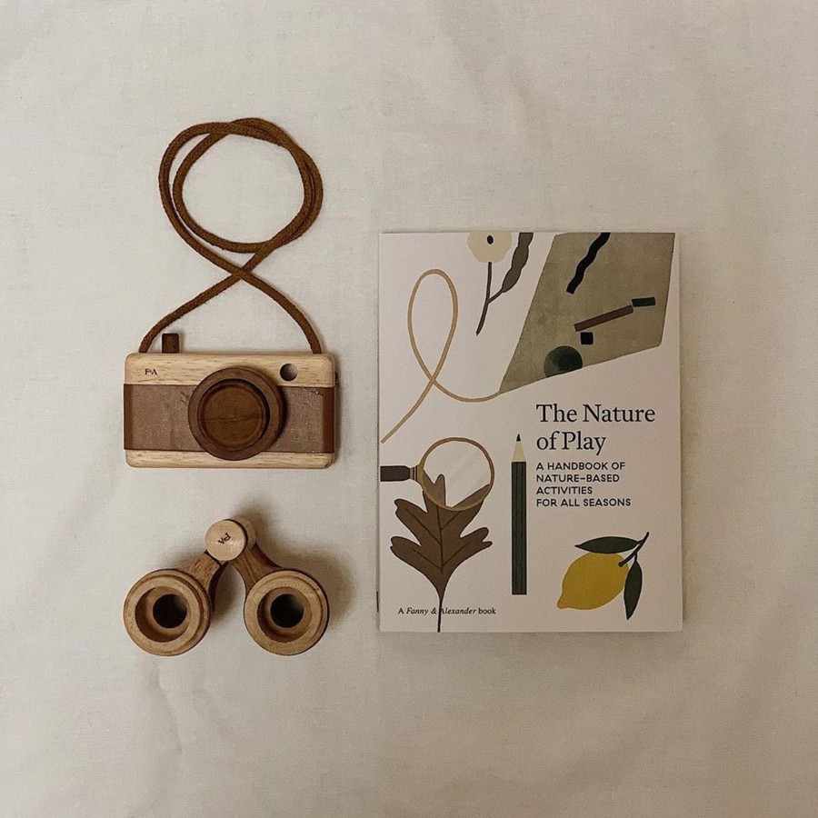 Play & Learn Fanny & Alexander Wooden Toys | Wooden Camera - River Pebble Grey