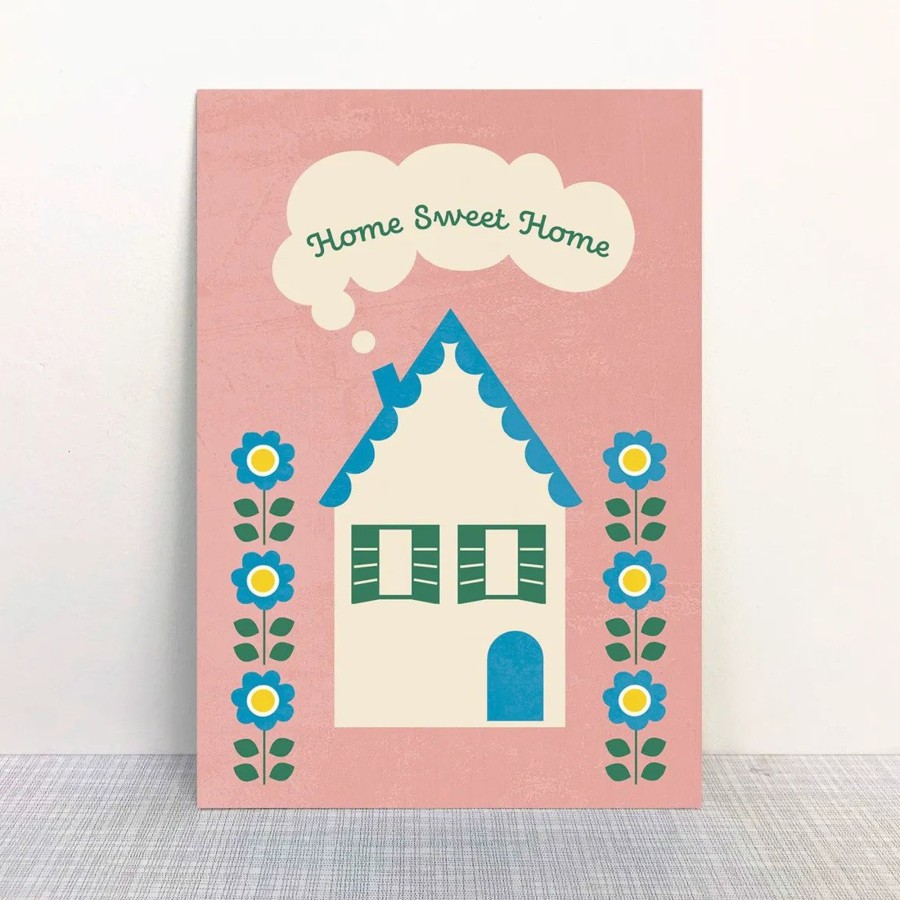 Gifts MONIMARI Cards & Birthday Invitations | Home Sweet Home Postcard By Monimari