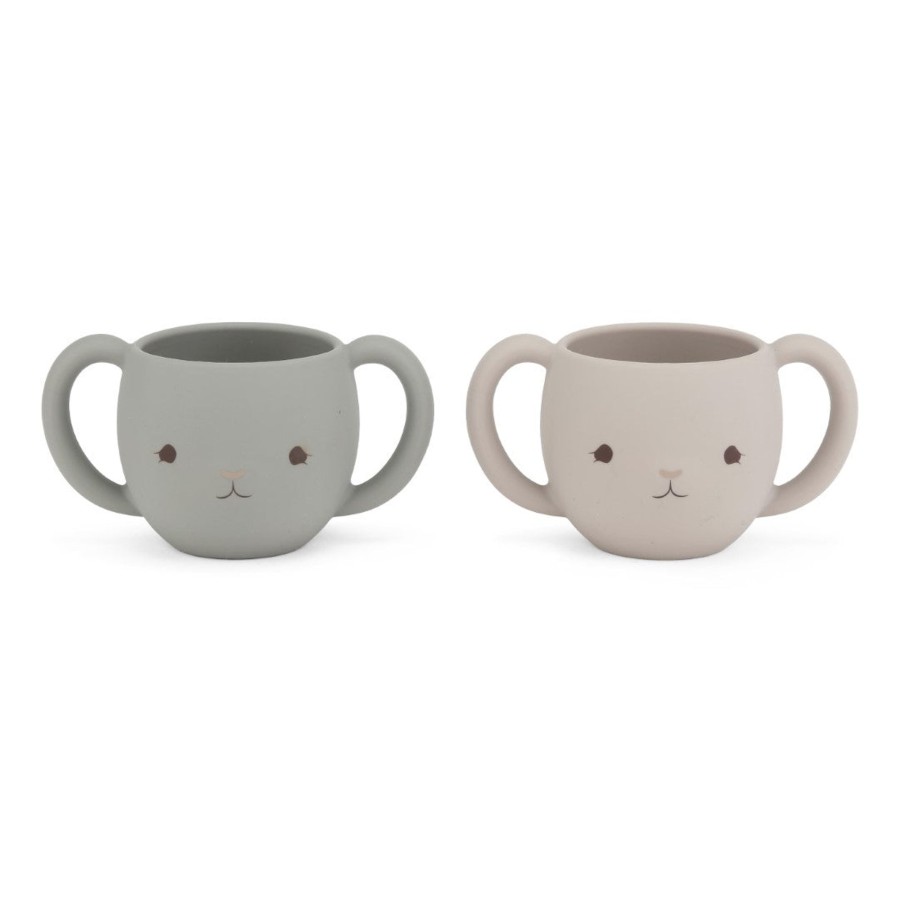 @Home Konges Slojd Plates, Bowls & Cups | Cuties Cup Pack Of 2 | Whale