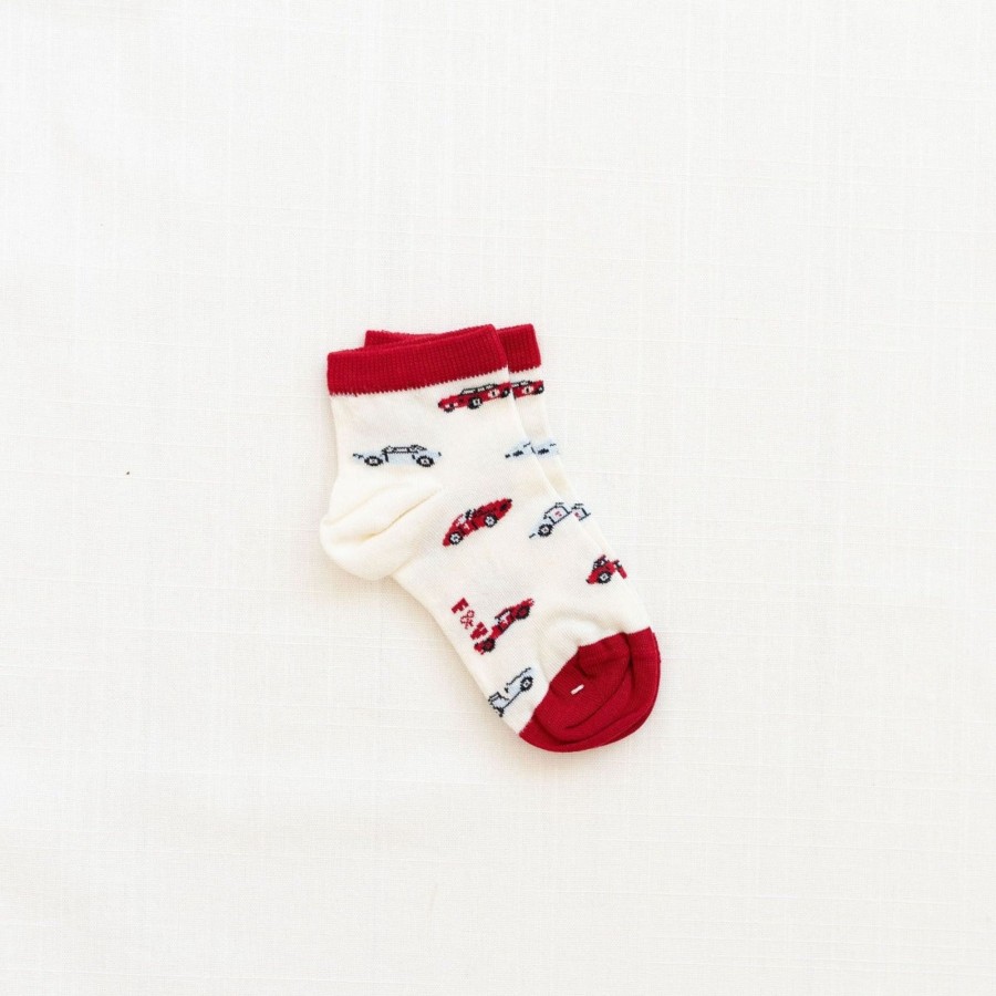 Clothing & Accessories Fin & Vince Socks, Booties & Tights | Printed Short Socks | Derby