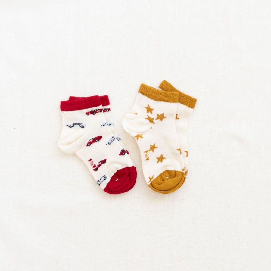 Clothing & Accessories Fin & Vince Socks, Booties & Tights | Printed Short Socks | Derby