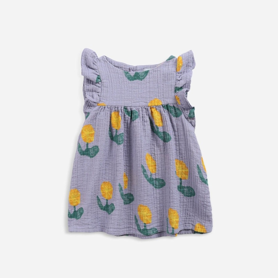 Gifts BOBO CHOSES Eid Gift Shop | Wallflowers All Over Woven Organic Cotton Baby Dress