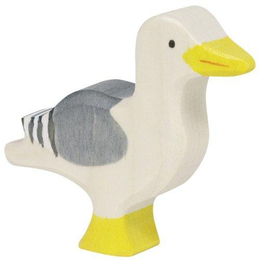 Gifts Holztiger Little Treats | Sea Gull Wooden Figure