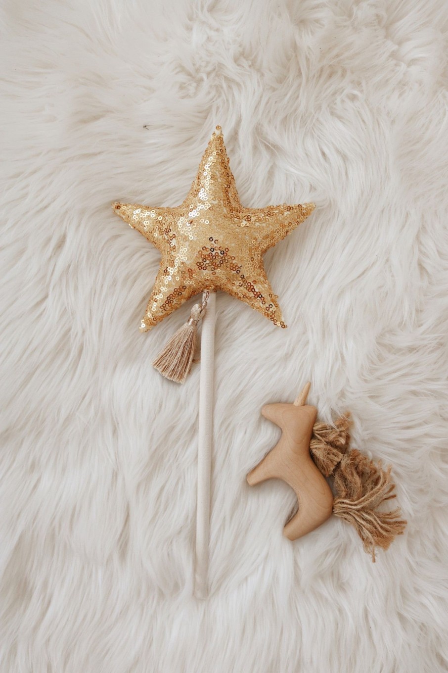 Play & Learn Moi Mili Costume & Dress Up | Magic Wand | Gold Sequins