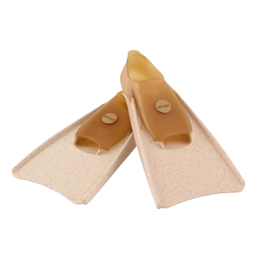 Clothing & Accessories Hevea Shoes | 100% Pure Natural Rubber Fins In Mottled Peach