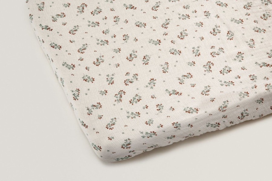 @Home Garbo&Friends Sleep | Clover Junior Muslin Fitted Sheet