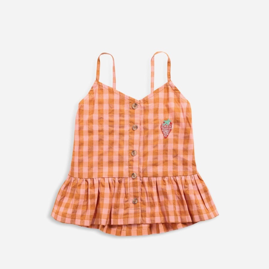 Clothing & Accessories BOBO CHOSES Tops & Bottoms | Vichy Woven Tank Top