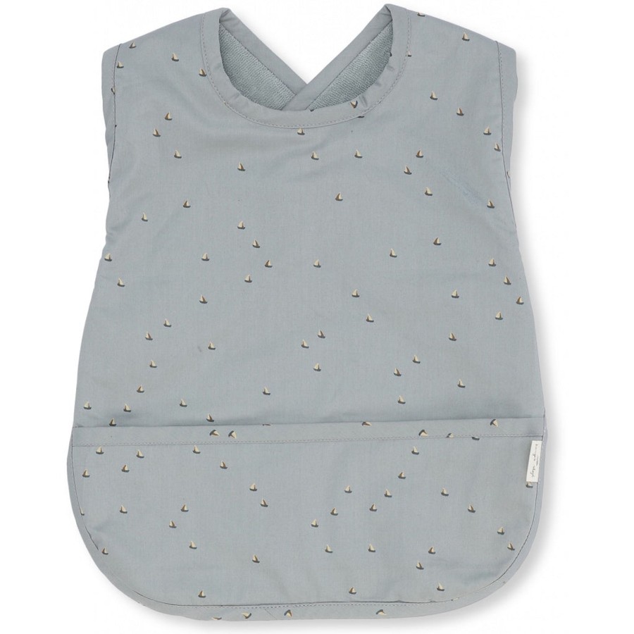 Baby Konges Slojd Bibs | Comea Big Bib | Mille Marine French Blue