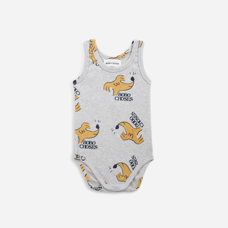 Clothing & Accessories BOBO CHOSES Bodysuits & Pyjamas | Sniffy Dog All Over Sleeveless Body