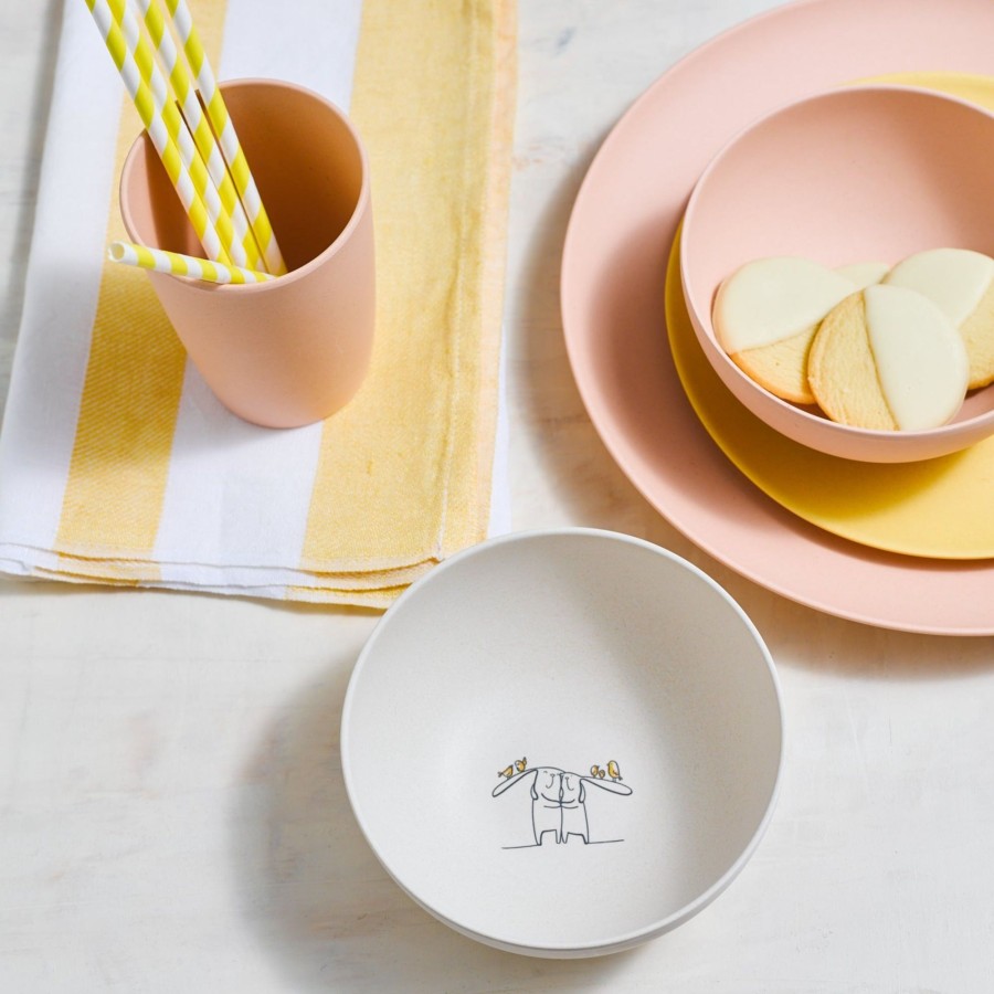 @Home Fable Dinnerware Sets | Bamboo Dinner Set | Bunny