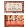 Gifts Maileg Gifts For Newborns | Triplets Baby Mice In Matchbox