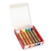 Play & Learn Kitpas Chalk & Crayons | Medium Crayons By Kitpas (6 Colours)