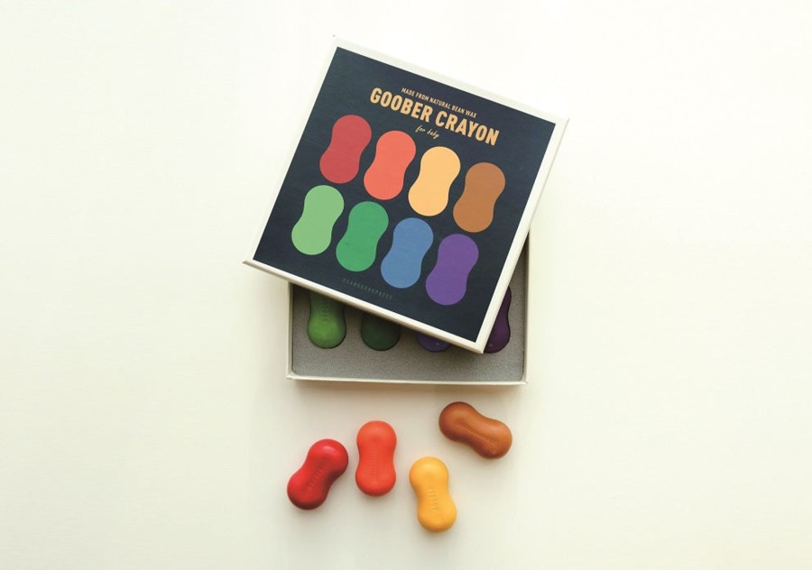 Play & Learn goober Chalk & Crayons | Crayon Peanut Set