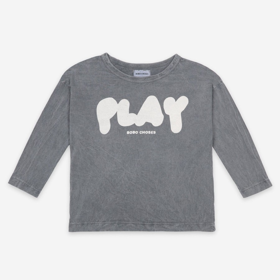 Clothing & Accessories BOBO CHOSES Tops & Bottoms | Play Organic Cotton Long Sleeve T-Shirt