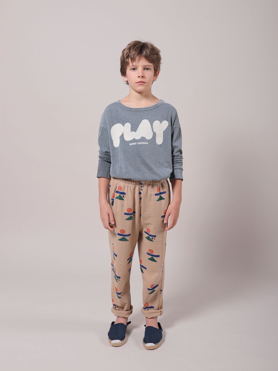 Clothing & Accessories BOBO CHOSES Tops & Bottoms | Play Organic Cotton Long Sleeve T-Shirt