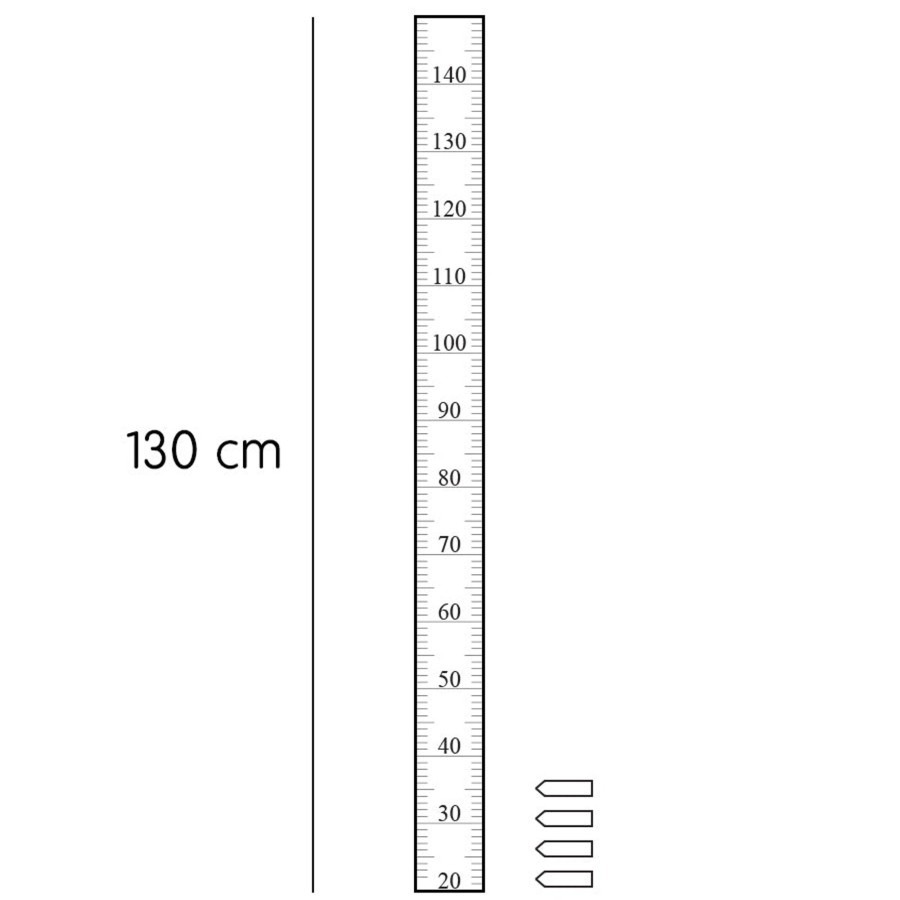 @Home Tresxics Growth Charts | Growth Chart Wall Sticker In Yellow By Tresxics