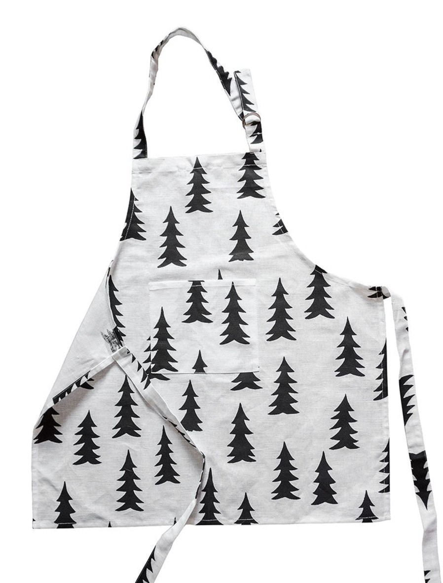 Gifts Fine Little Day Eid Gift Shop | Gran Wax Child Apron In Black/White By Fine Little Day