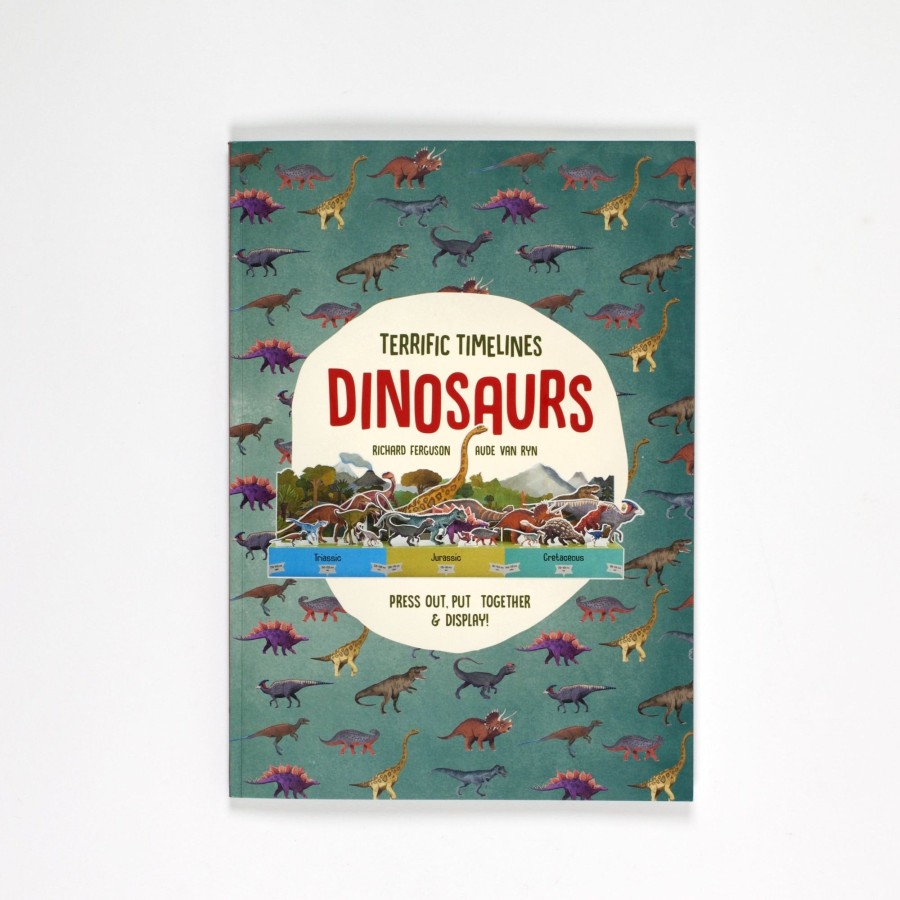 Play & Learn Laurence King Factual Books | Terrific Timelines: Dinosaurs | Press Out, Put Together And Display!