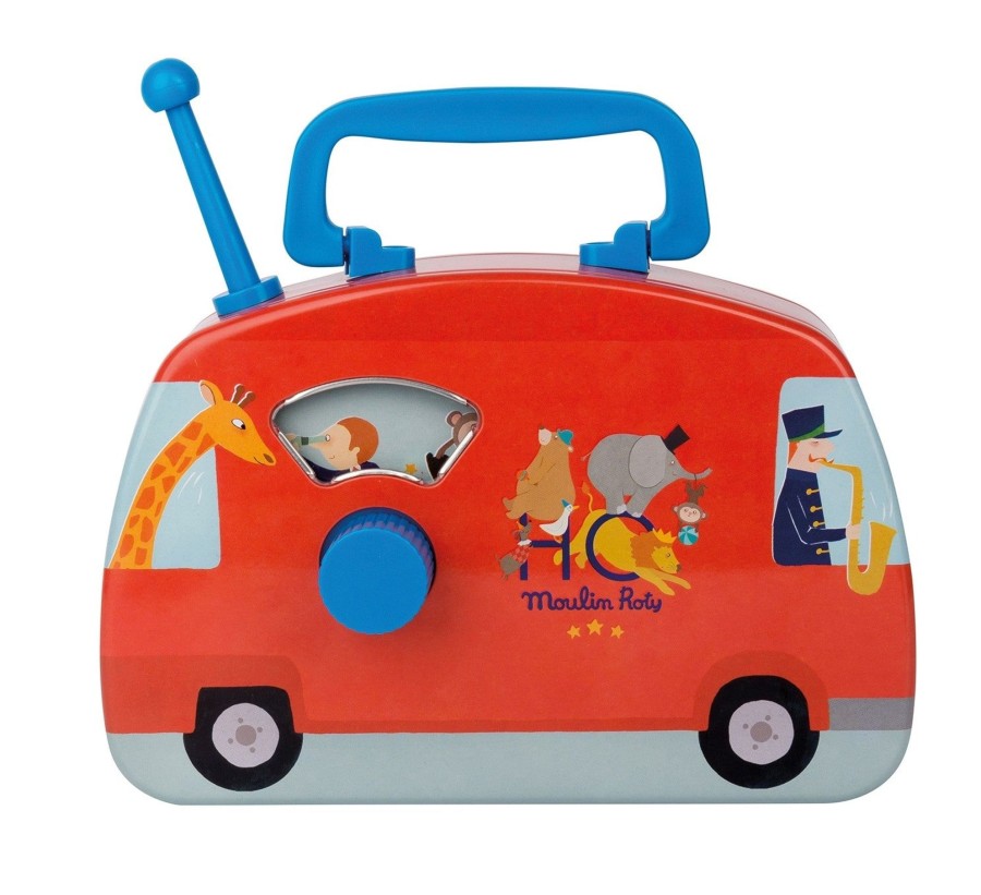 Play & Learn Moulin Roty Musical Toys | Circus Musical Bus