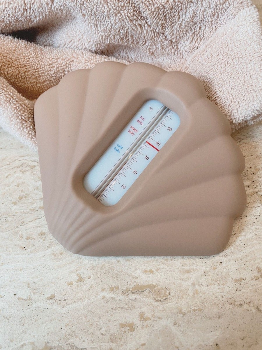 Gifts Konges Slojd Gifts For Newborns | Shell Silicone Bath Thermometer | Blush