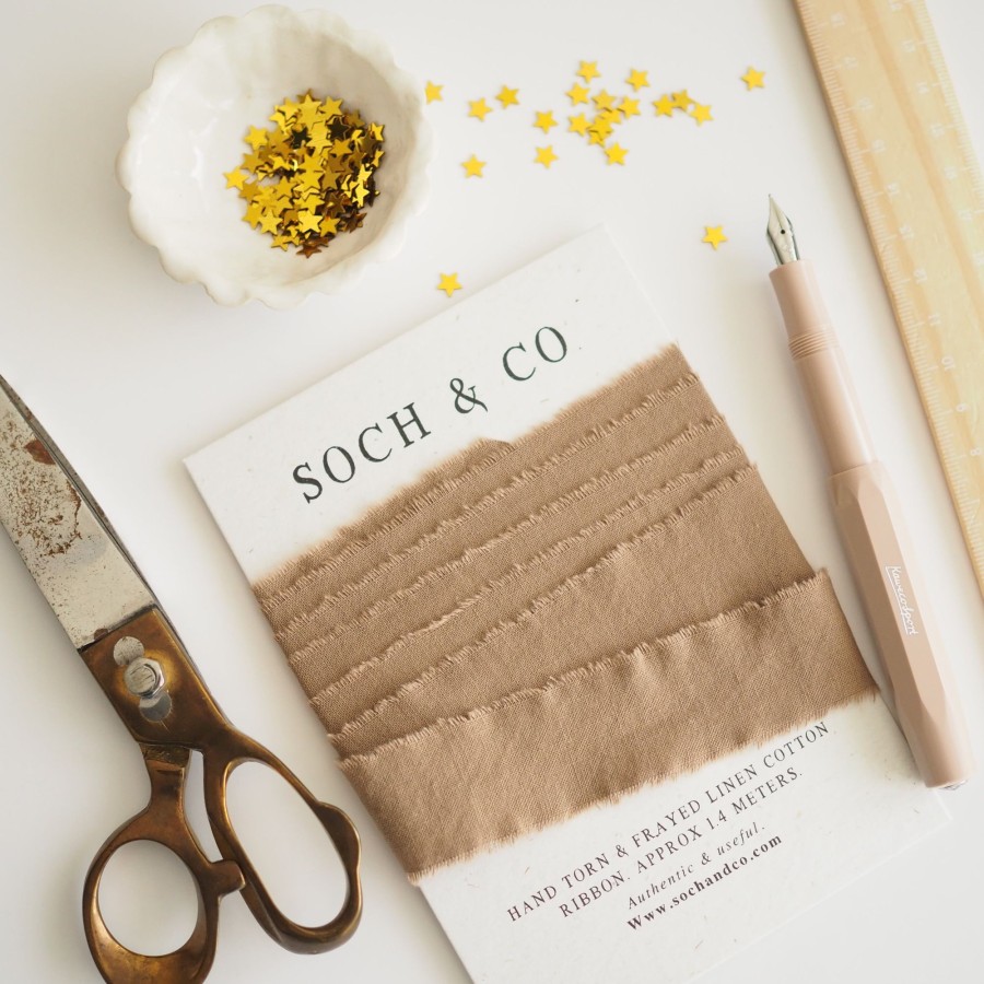 Gifts Soch & Co Little Treats | Hand Frayed Ribbon | Seaside