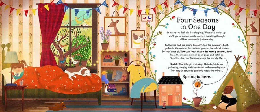 Play & Learn Quarto Story Books | Story Orchestra: Four Seasons In One Day | Press The Note To Hear Vivaldi'S Music