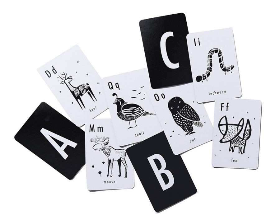 Play & Learn Wee Gallery Flash Cards | Wee Gallery Animal Alphabet Cards