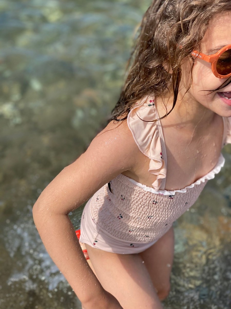 Clothing & Accessories Grech & Co. Swimwear | Grech & Co. Sustainable Kids Sunglasses With Matte Finish | Spice