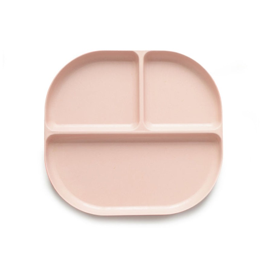 @Home Ekobo Plates, Bowls & Cups | Bambino Divided Tray - Blush By Ekobo