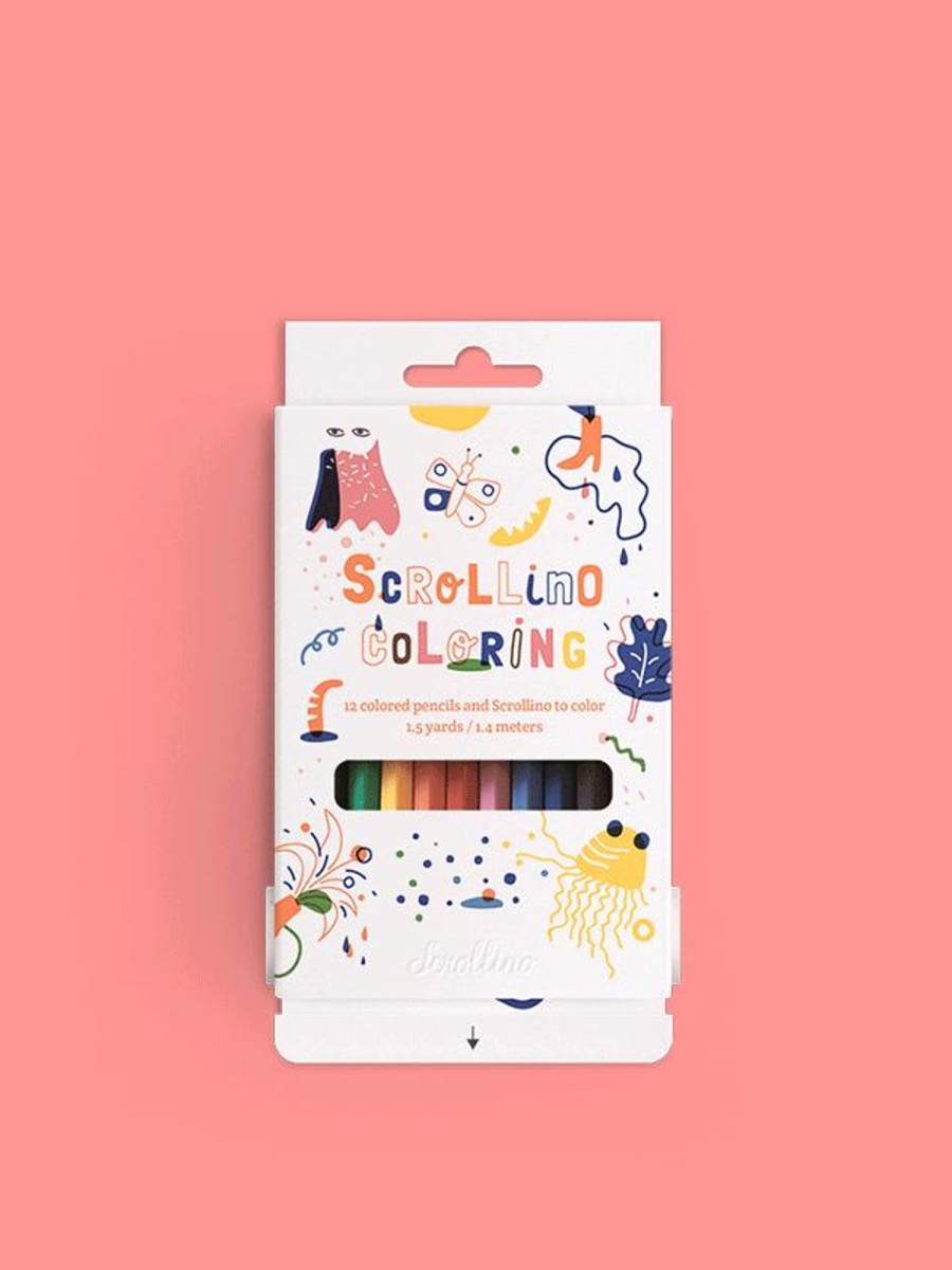 Play & Learn Scrollino Colouring | Scrollino Coloring