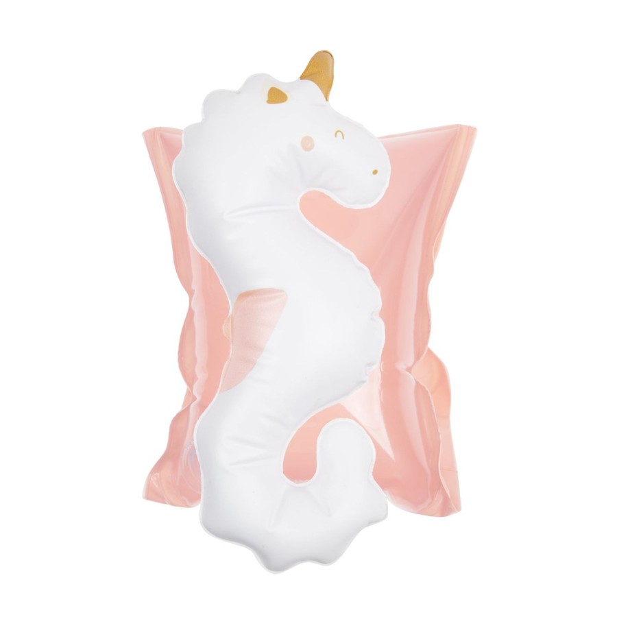 Play & Learn Sunnylife Beach & Pool Toys | Inflatable Buddy Seahorse Unicorn Float Bands