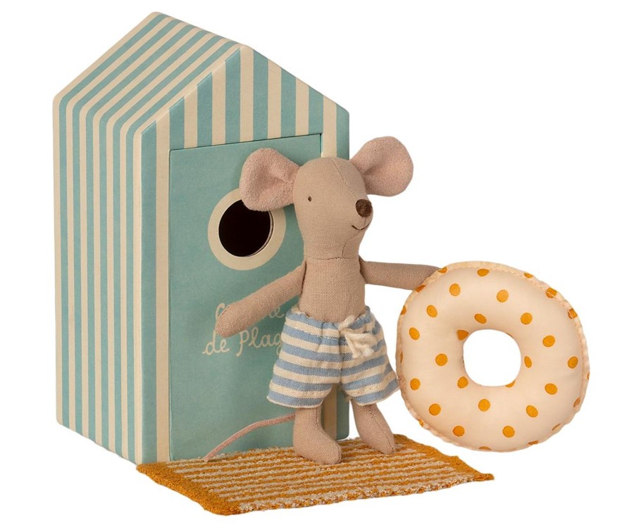 Gifts Maileg Gifts For Newborns | Beach Mice | Little Brother In Beach Hut