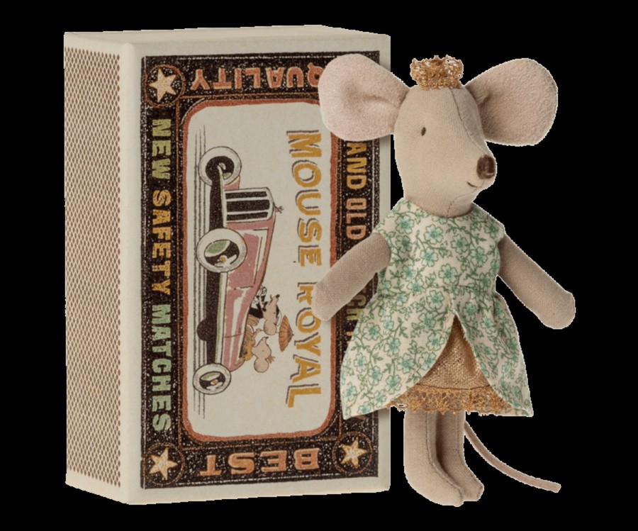 Gifts Maileg Little Treats | Princess Little Sister Mouse In Matchbox