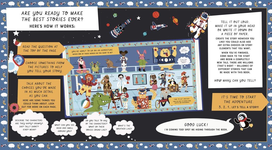 Play & Learn Quarto Story Books | Let'S Tell A Story: Space Adventure